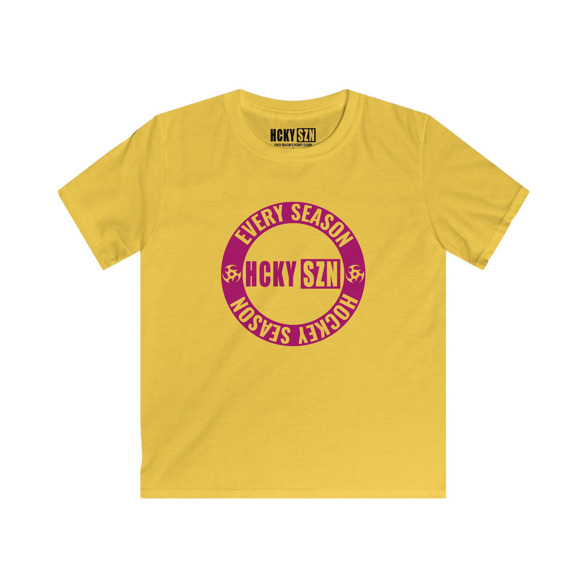 Copy of Youth Circle SZN Softstyle Tee (Raspberry Logo) - Various Colors