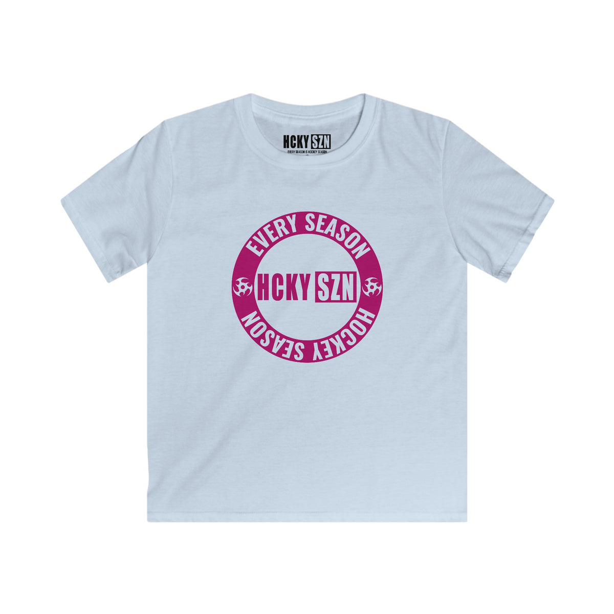 Copy of Youth Circle SZN Softstyle Tee (Raspberry Logo) - Various Colors