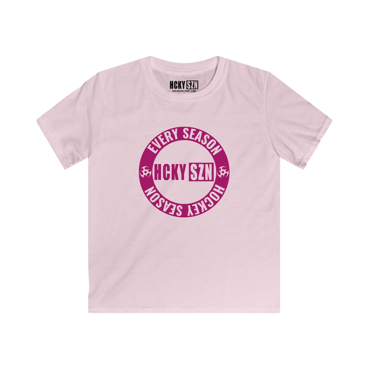 Copy of Youth Circle SZN Softstyle Tee (Raspberry Logo) - Various Colors