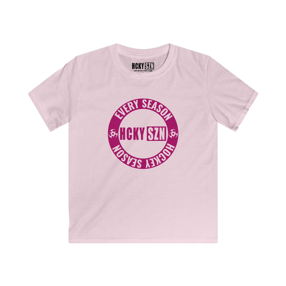 Copy of Youth Circle SZN Softstyle Tee (Raspberry Logo) - Various Colors