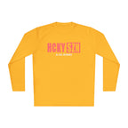 HCKYSZN (All Gas) Long Sleeve Adult Performance Tee - Gold/Peach/White