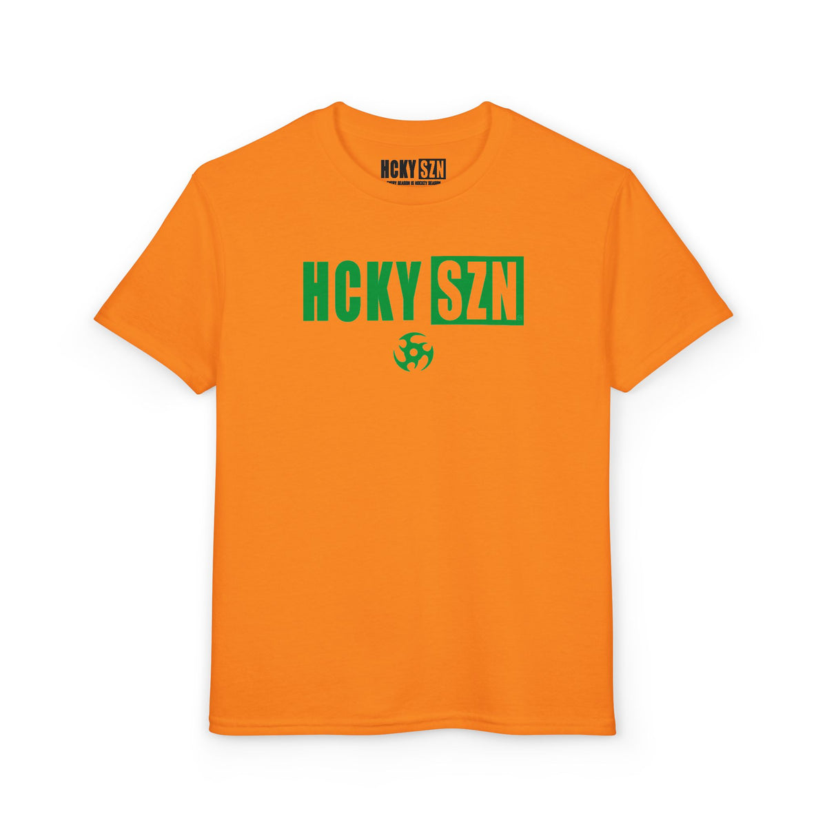 Youth HCKY SZN DryBlend Tee Shirt (Green Logo) - Various Colors