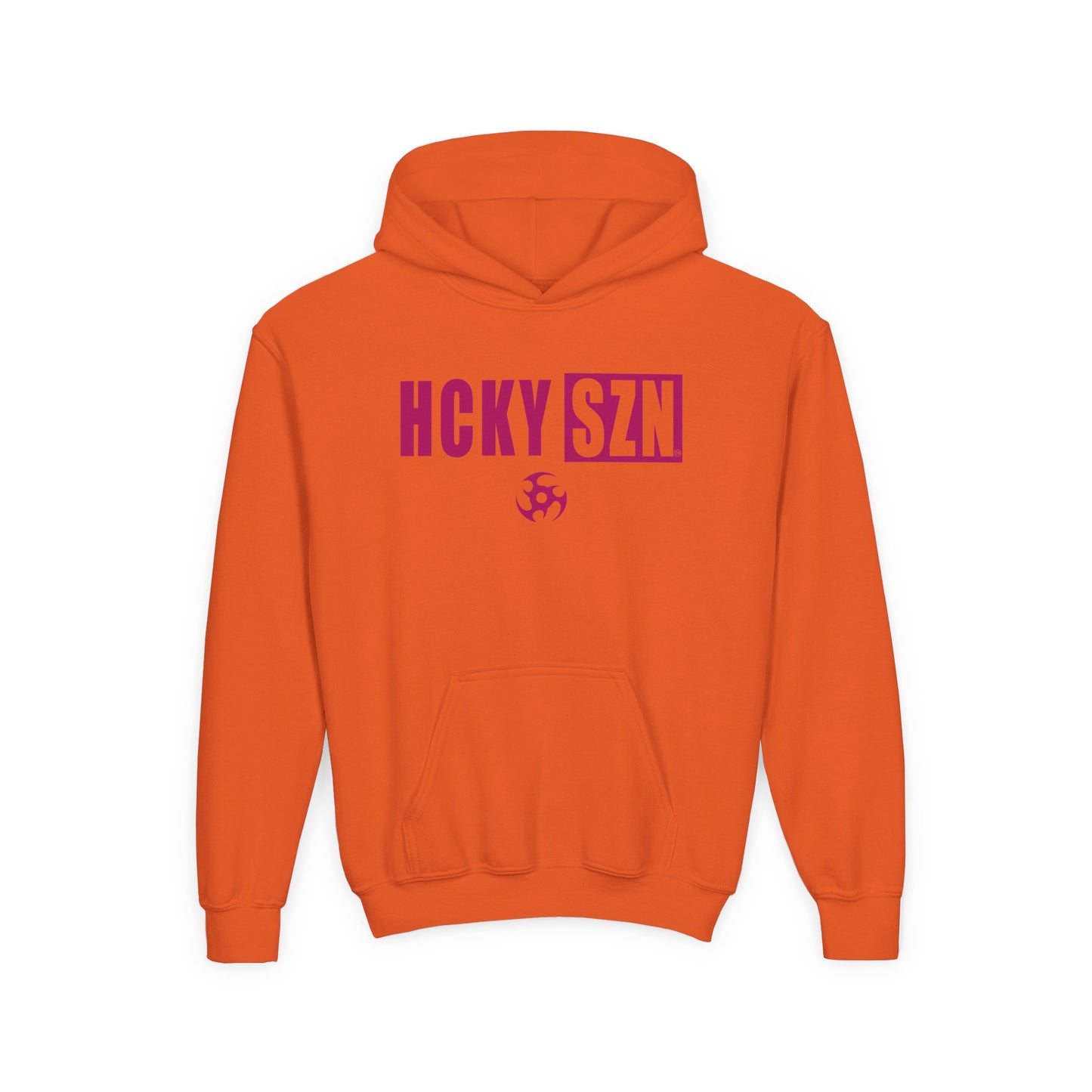 Youth HCKY SZN (Raspberry Logo) Hooded Sweatshirt - Various Colors