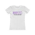 Every Season Is Hockey Season Women's Boyfriend Tee (Lavender Logo) - Various Colors