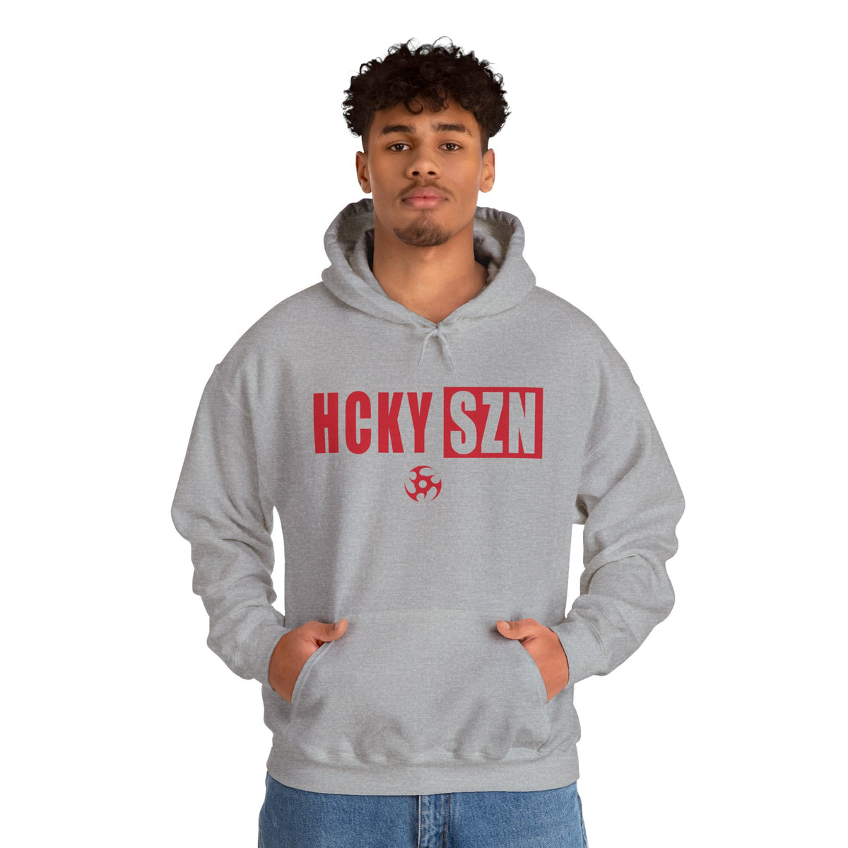 HCKY SZN (Red Logo) Hooded Sweatshirt - Various Colors