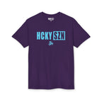 HCKY SZN Simple Star DryBlend Tee Shirt (Sky Blue Logo) - Various Colors
