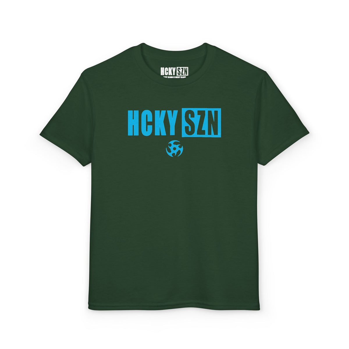 Youth HCKY SZN DryBlend Tee Shirt (Sky Blue Logo) - Various Colors