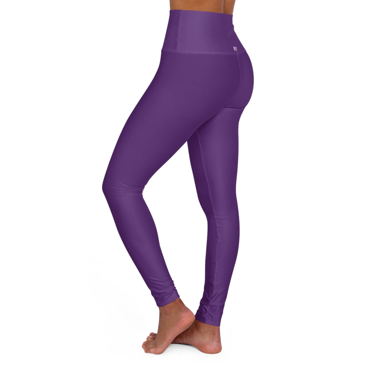 HCKY SZN High Waisted Yoga Leggings (Wineberry Purple)