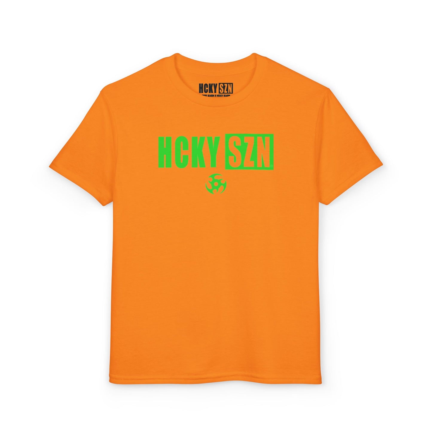 Youth HCKY SZN DryBlend Tee Shirt (Lime Logo) - Various Colors