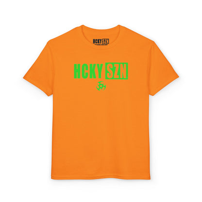 Youth HCKY SZN DryBlend Tee Shirt (Lime Logo) - Various Colors