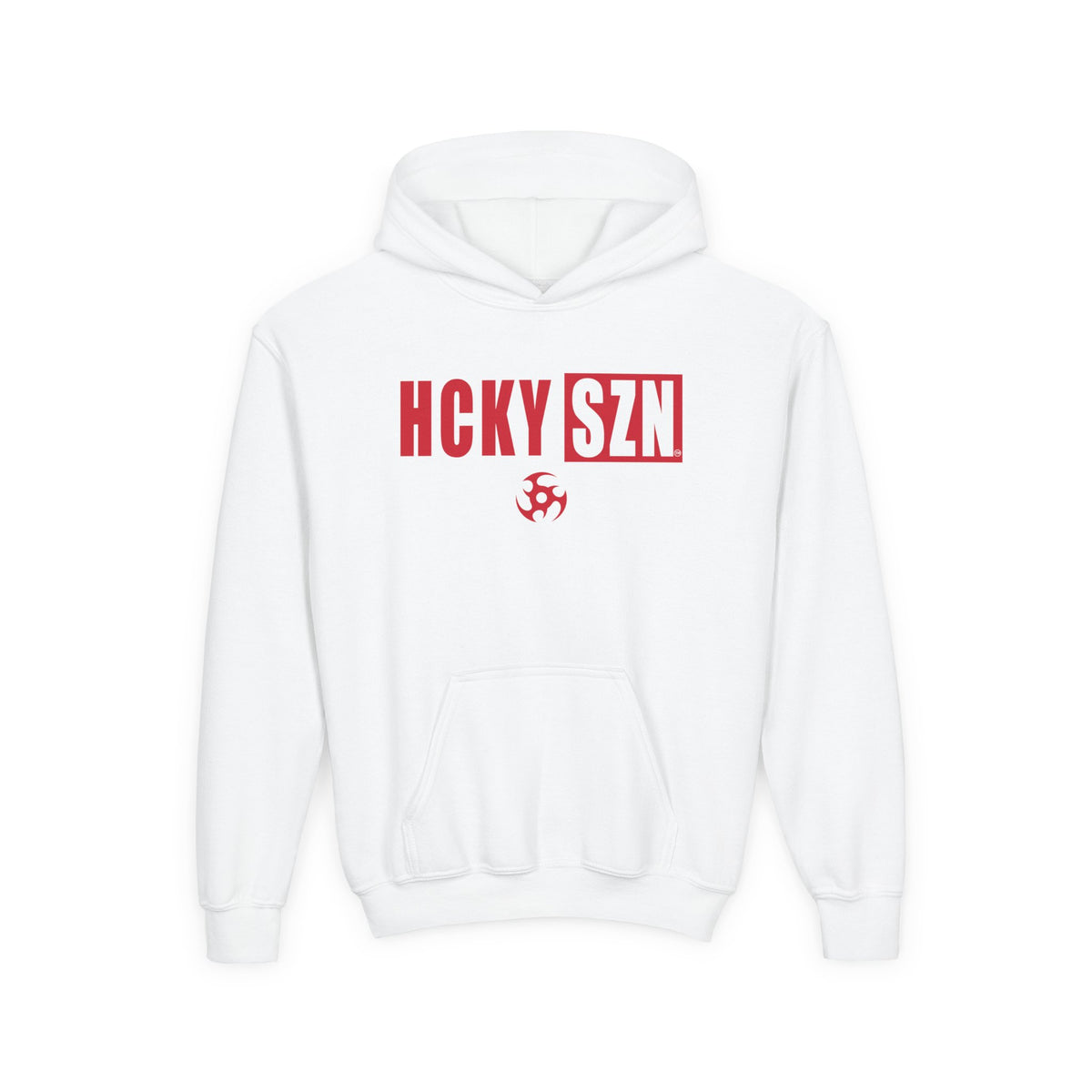 Youth HCKY SZN (Red Logo) Hooded Sweatshirt - Various Colors