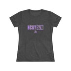 Women’s Hockey Vibe Triblend Tee (Lavender Logo)