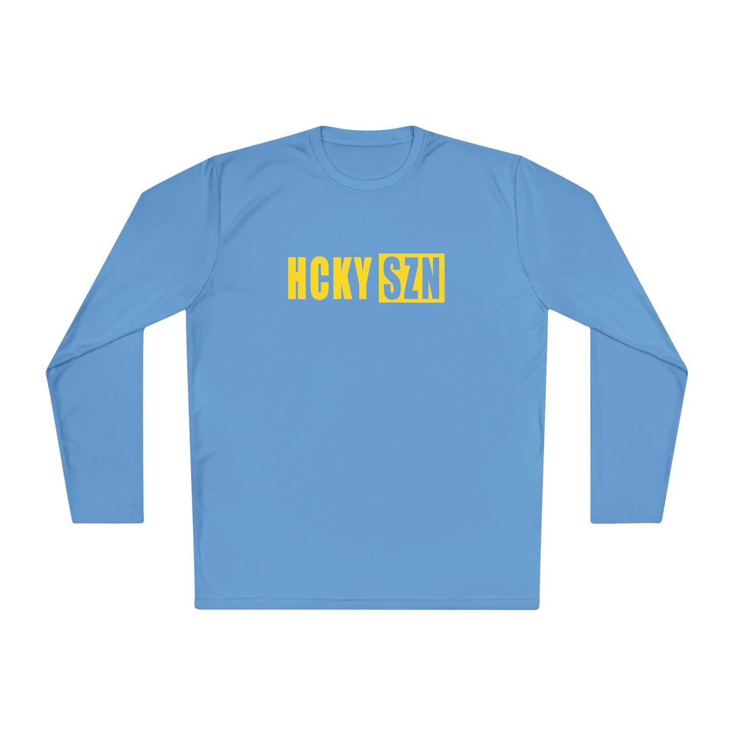 HCKY SZN Performance Long Sleeve Tee (Yellow Logo) - Various Colors