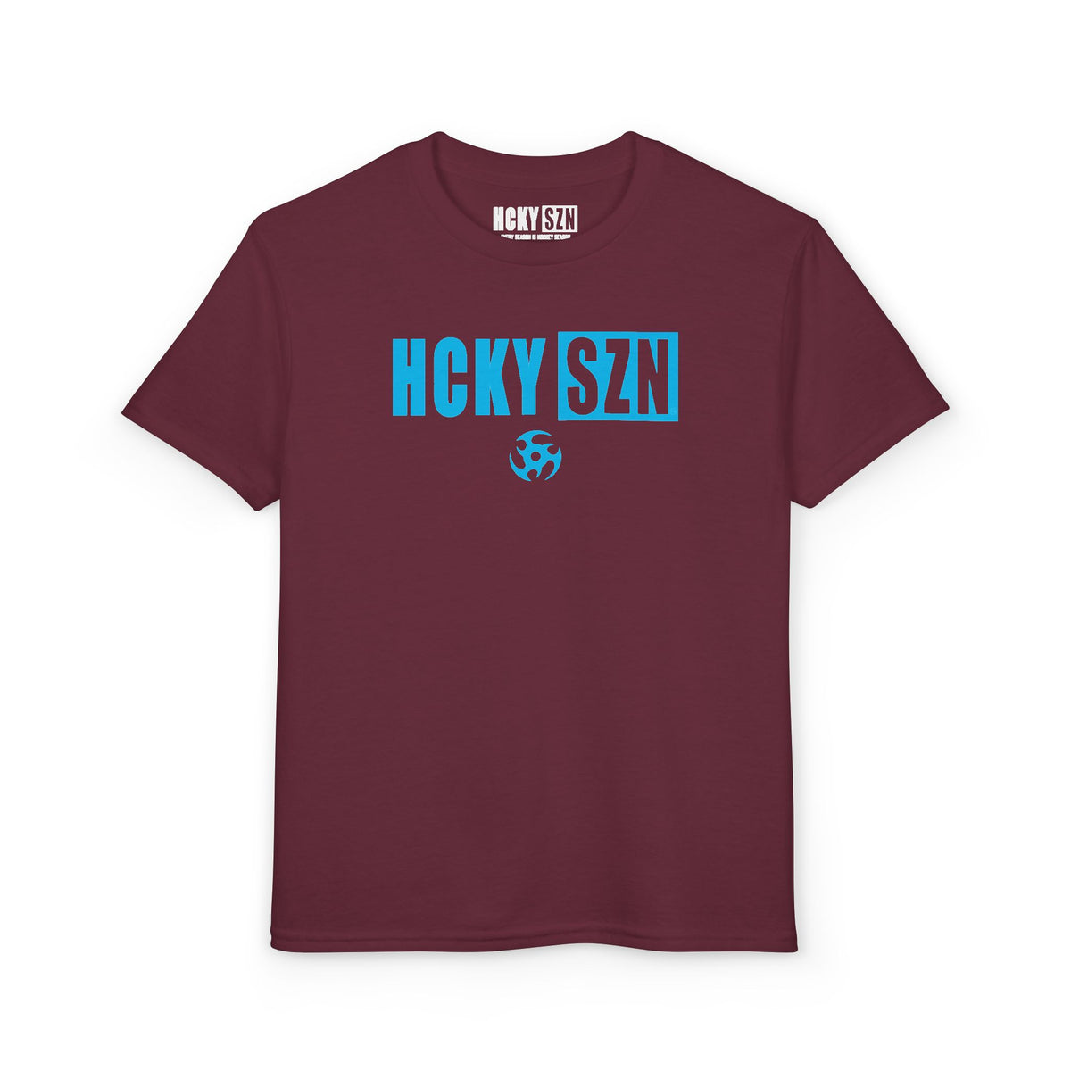 Youth HCKY SZN DryBlend Tee Shirt (Sky Blue Logo) - Various Colors