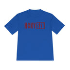 HCKYSZN (Flagship Logo) Adult Performance Tee - Royal/Maroon