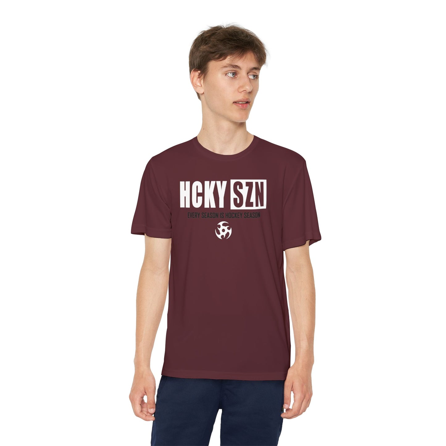 Every Season is HCKY SZN Youth Competitor Tee (White Logo) - Various Colors