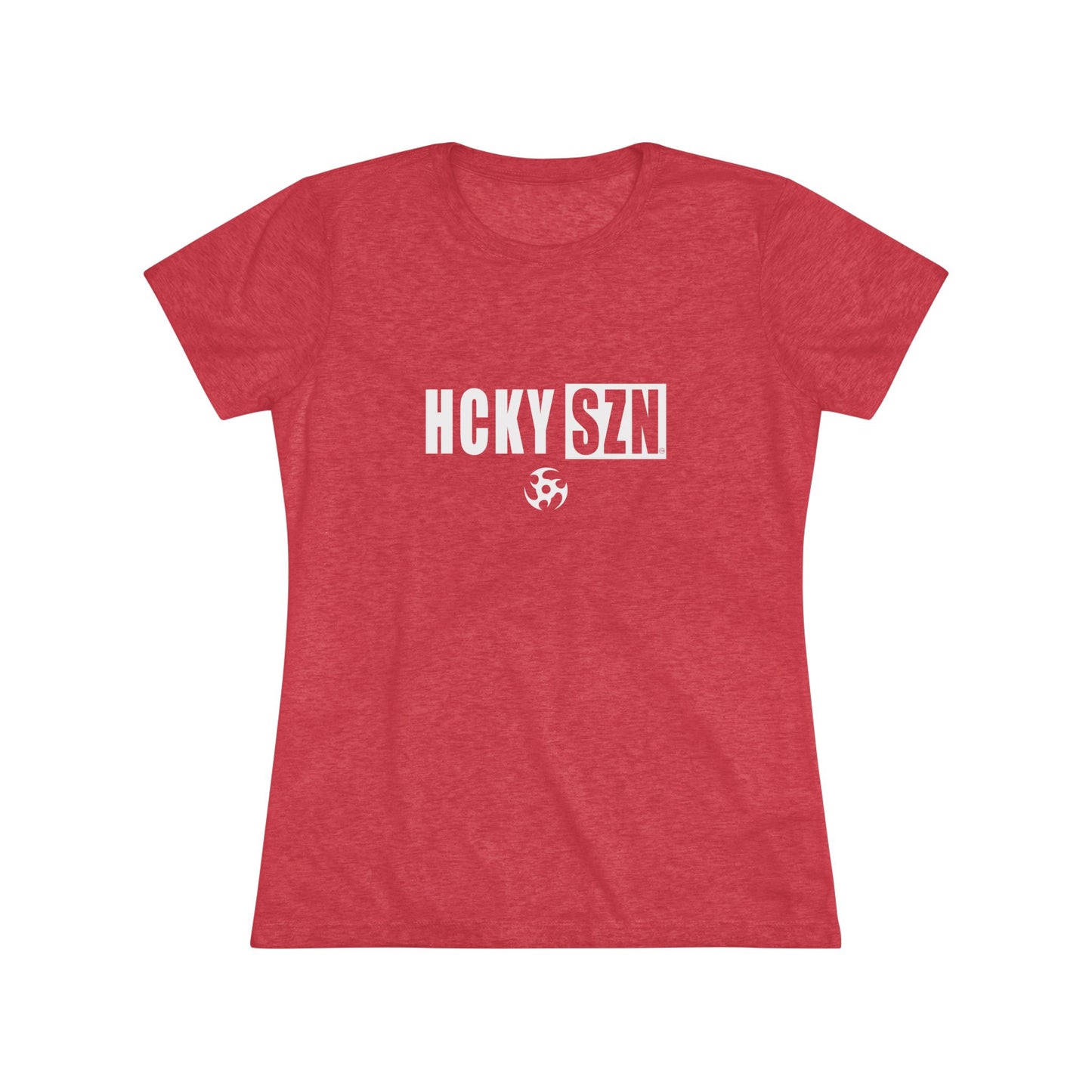 Women’s Hockey Vibe Triblend Tee (White Logo)