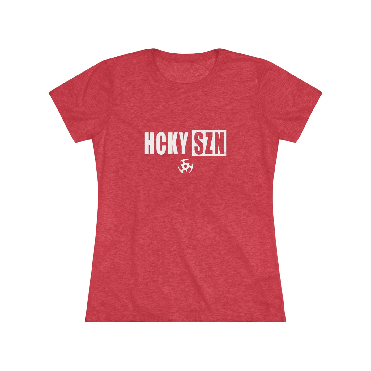 Women’s Hockey Vibe Triblend Tee (White Logo)