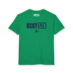 Youth HCKY SZN DryBlend Tee Shirt (Navy Logo) - Various Colors