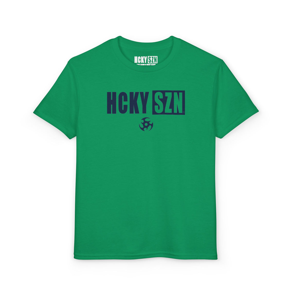 Youth HCKY SZN DryBlend Tee Shirt (Navy Logo) - Various Colors