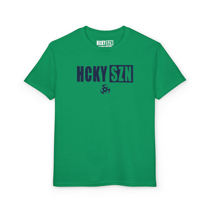 Youth HCKY SZN DryBlend Tee Shirt (Navy Logo) - Various Colors