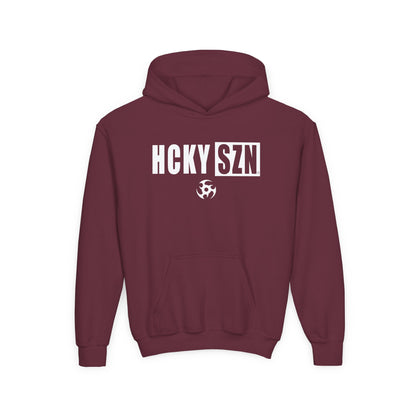 Youth HCKY SZN (White Logo) Hooded Sweatshirt - Various Colors