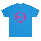 HCKY SZN Circle Logo TriBlend Tee Shirt (Hot Pink) - Various Colors