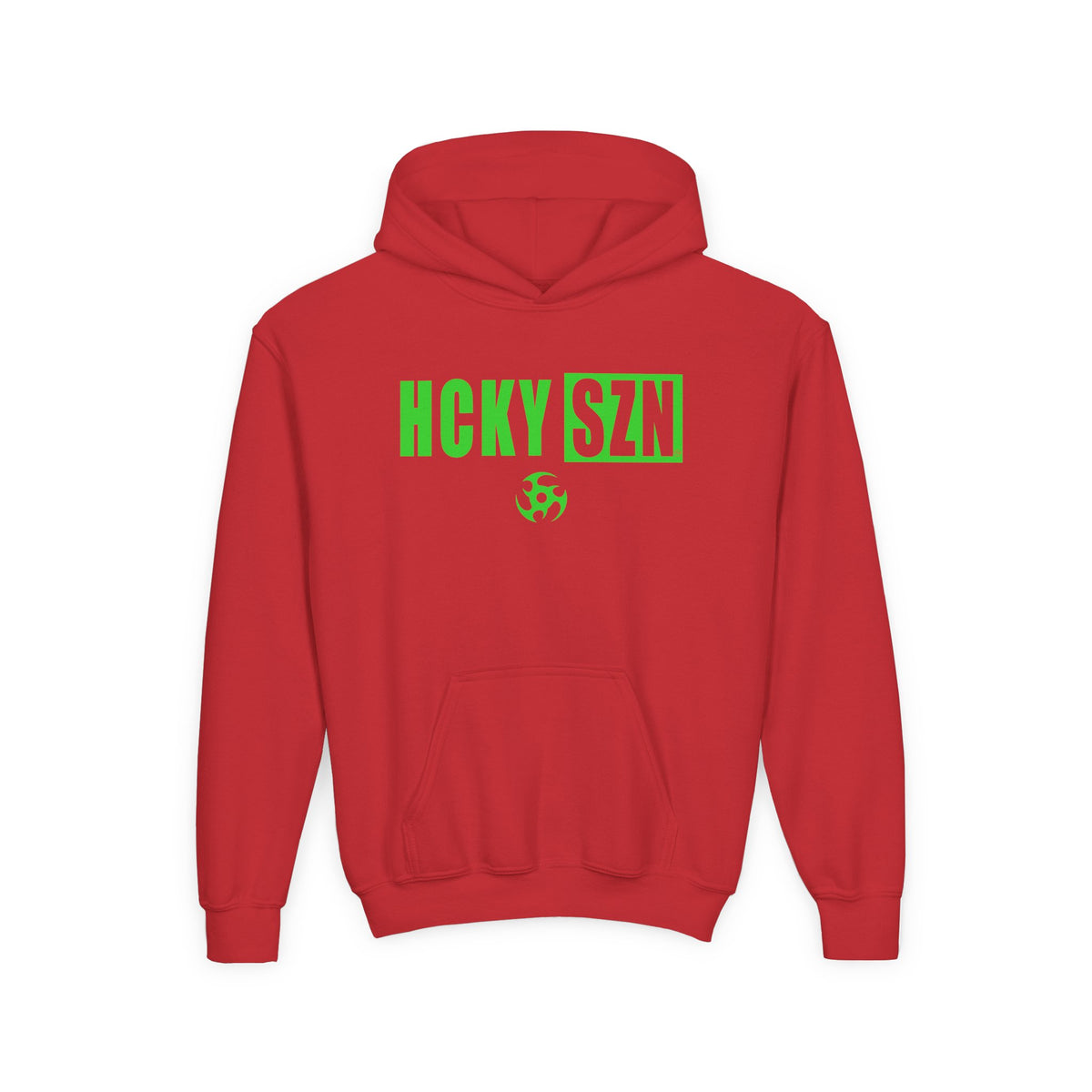 Youth HCKY SZN (Lime Logo) Hooded Sweatshirt - Various Colors