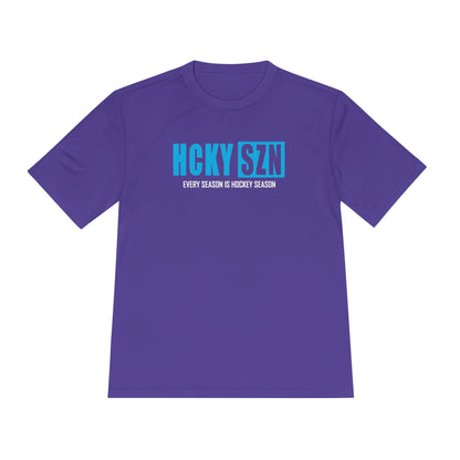 Every Season is HCKYS Performance Tee - Sky Blue Logo
