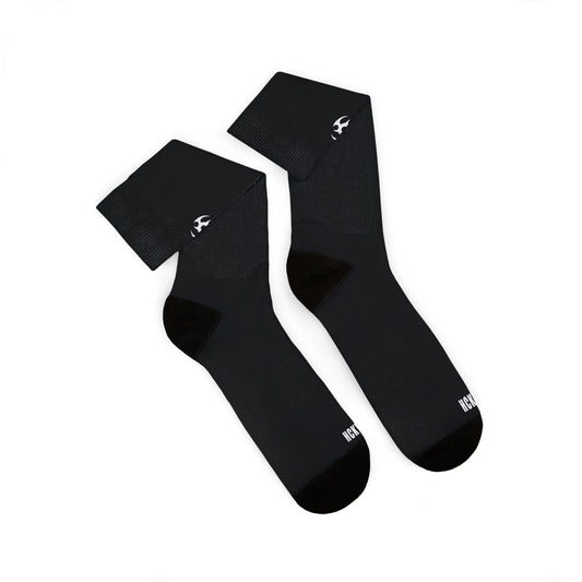 Comfort Crew Fleece Lined Hockey Socks (Black)