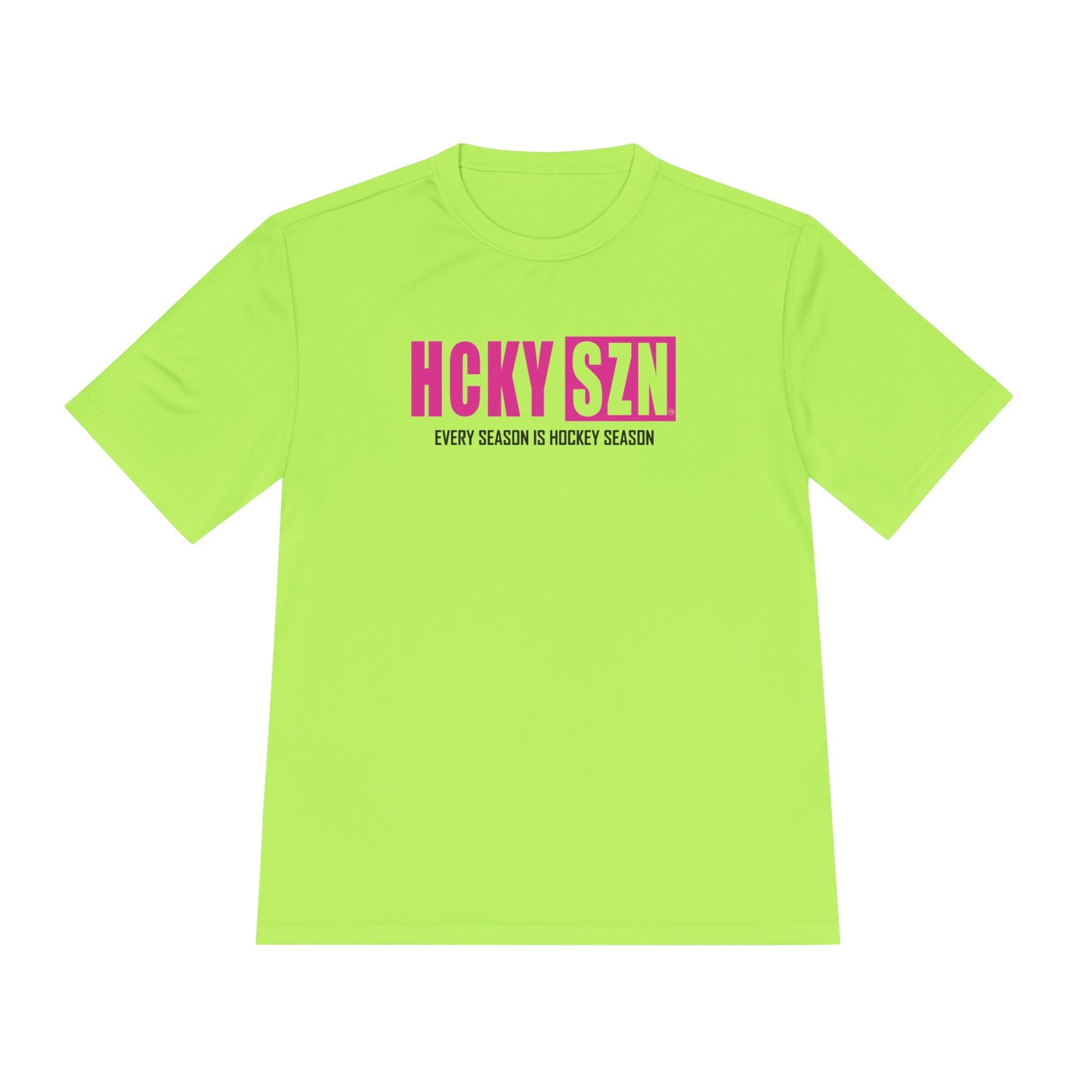 Every Season is HCKY SZN Performance Tee (Hot Pink Logo) - Various Colors