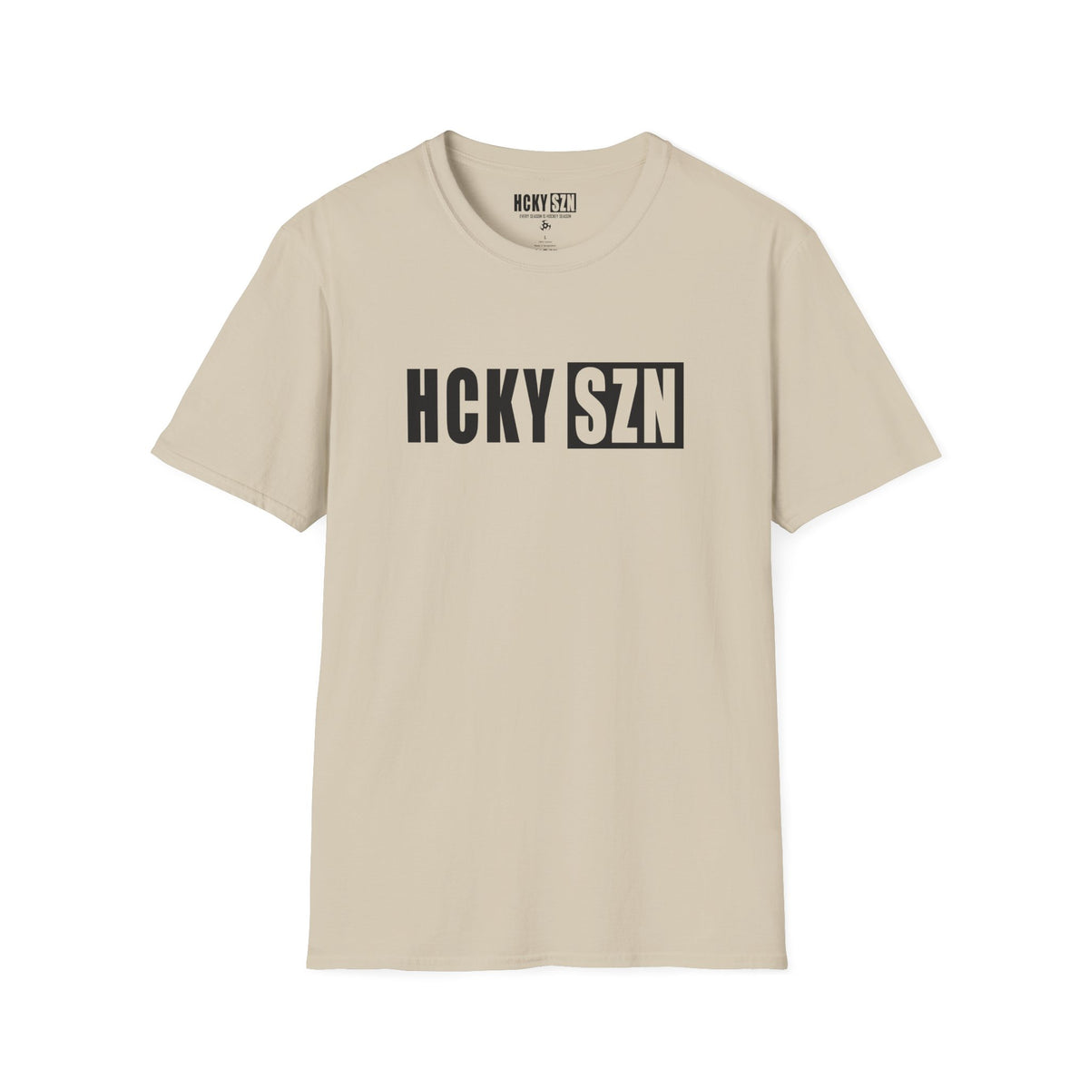 HCKY SZN Softstyle Tee Shirt (Sand)