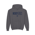Youth HCKY SZN (Navy Logo) Hooded Sweatshirt - Various Colors