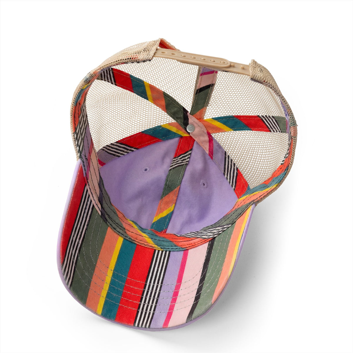 Women's Every Season Mesh Back Cap - Lavender/Stripes