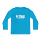Every Season is HCKYSZN Youth Performance Long Sleeve Tee - White Logo