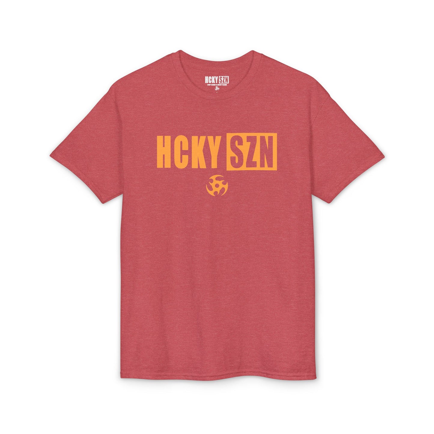HCKY SZN Simple Star DryBlend Tee Shirt (Mango Logo) - Various Colors