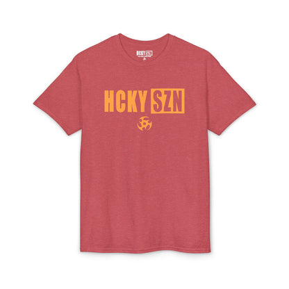 HCKY SZN Simple Star DryBlend Tee Shirt (Mango Logo) - Various Colors
