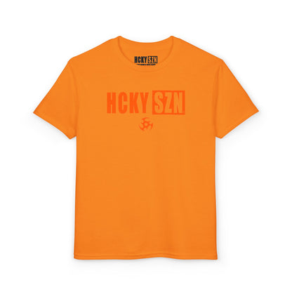 Youth HCKY SZN DryBlend Tee Shirt (Orange Logo) - Various Colors