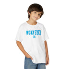 Youth HCKY SZN DryBlend Tee Shirt (Sky Blue Logo) - Various Colors