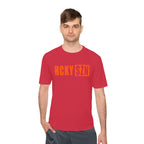 HCKYSZN (Flagship Logo) Adult Performance Tee - Red/Orange