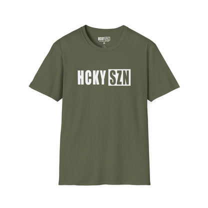HCKY SZN Softstyle Tee Shirt (Olive Green)