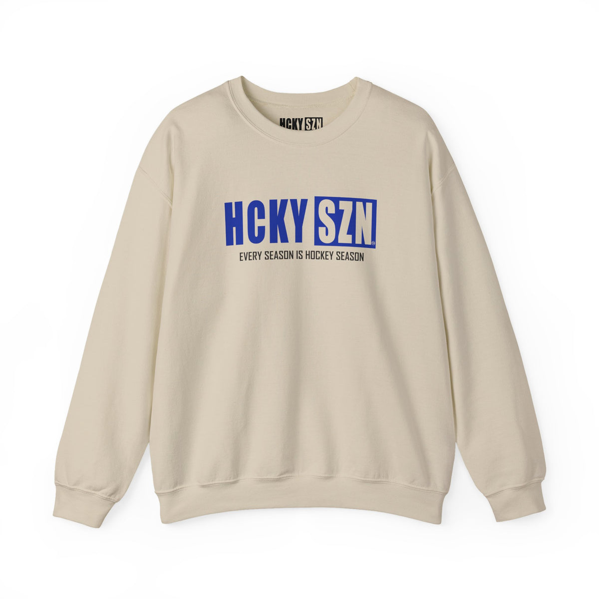 HCKY SZN Crewneck Sweatshirt (Royal Blue Logo) - Various Colors