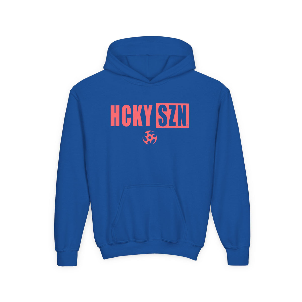 Youth HCKY SZN (Peach Logo) Hooded Sweatshirt - Various Colors