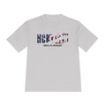 HCKYSZN (Hustle Hit) Adult Performance Tee - Silver/USA/Black