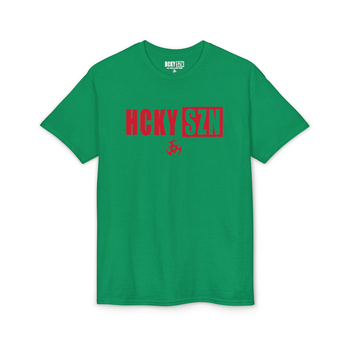 HCKY SZN Simple Star DryBlend Tee Shirt (Red Logo) - Various Colors