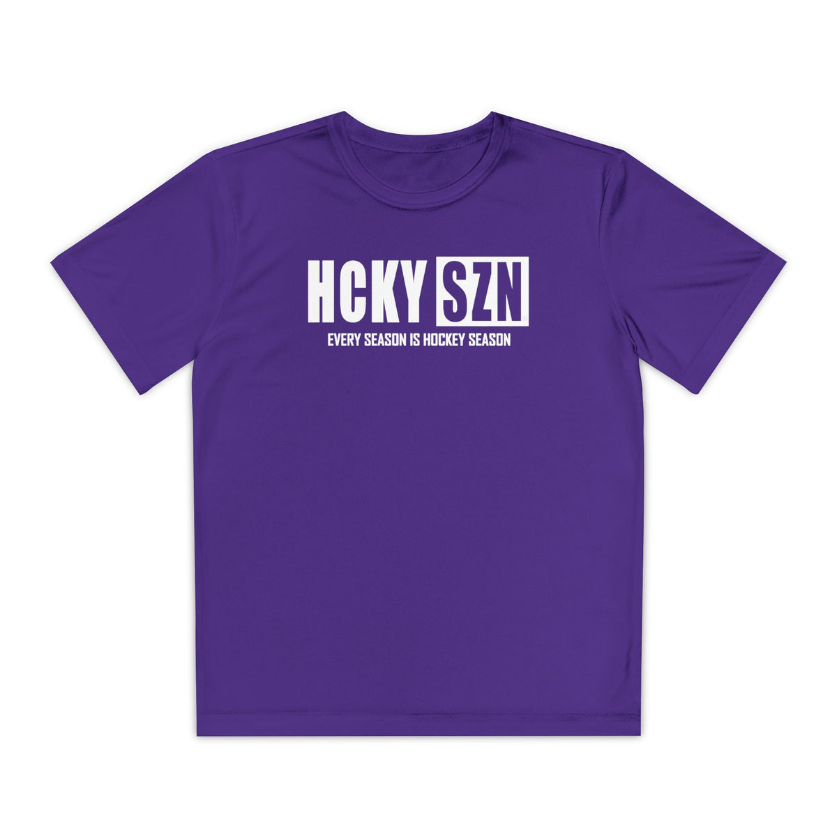 Every Season is HCKYSZN Youth Competitor Tee - White Logo