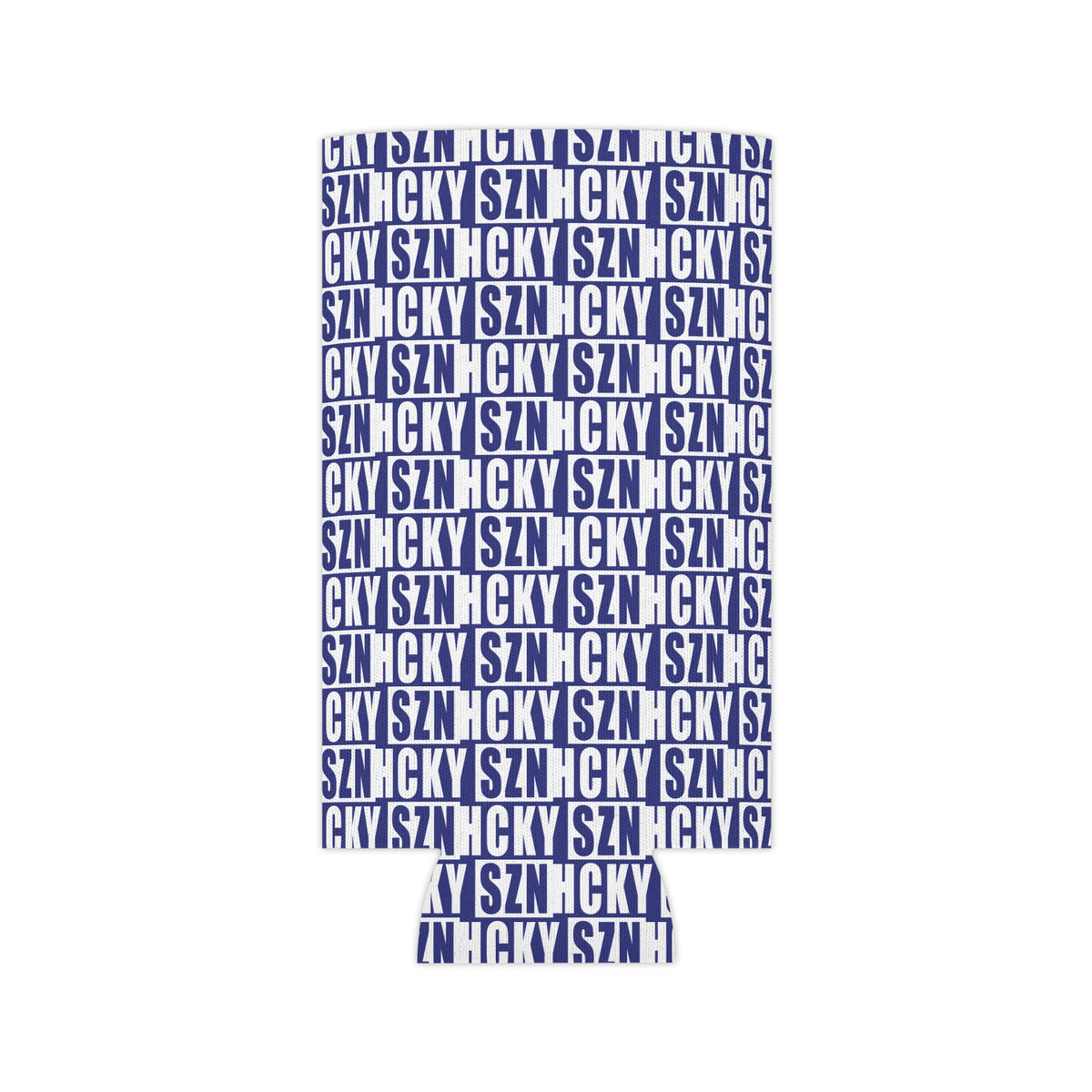 HCKY SZN AOP Slim Can Cooler (Blue)