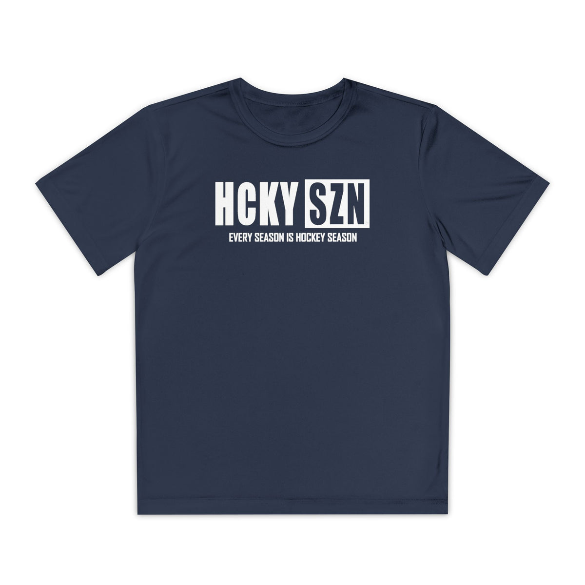 Every Season is HCKYSZN Youth Competitor Tee - White Logo