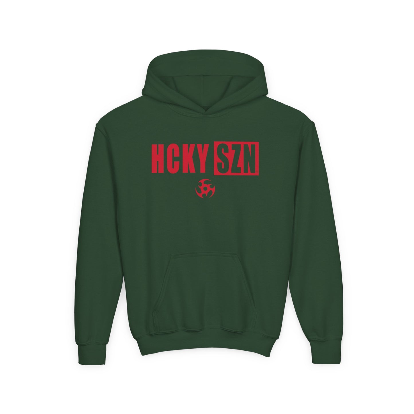Youth HCKY SZN (Red Logo) Hooded Sweatshirt - Various Colors