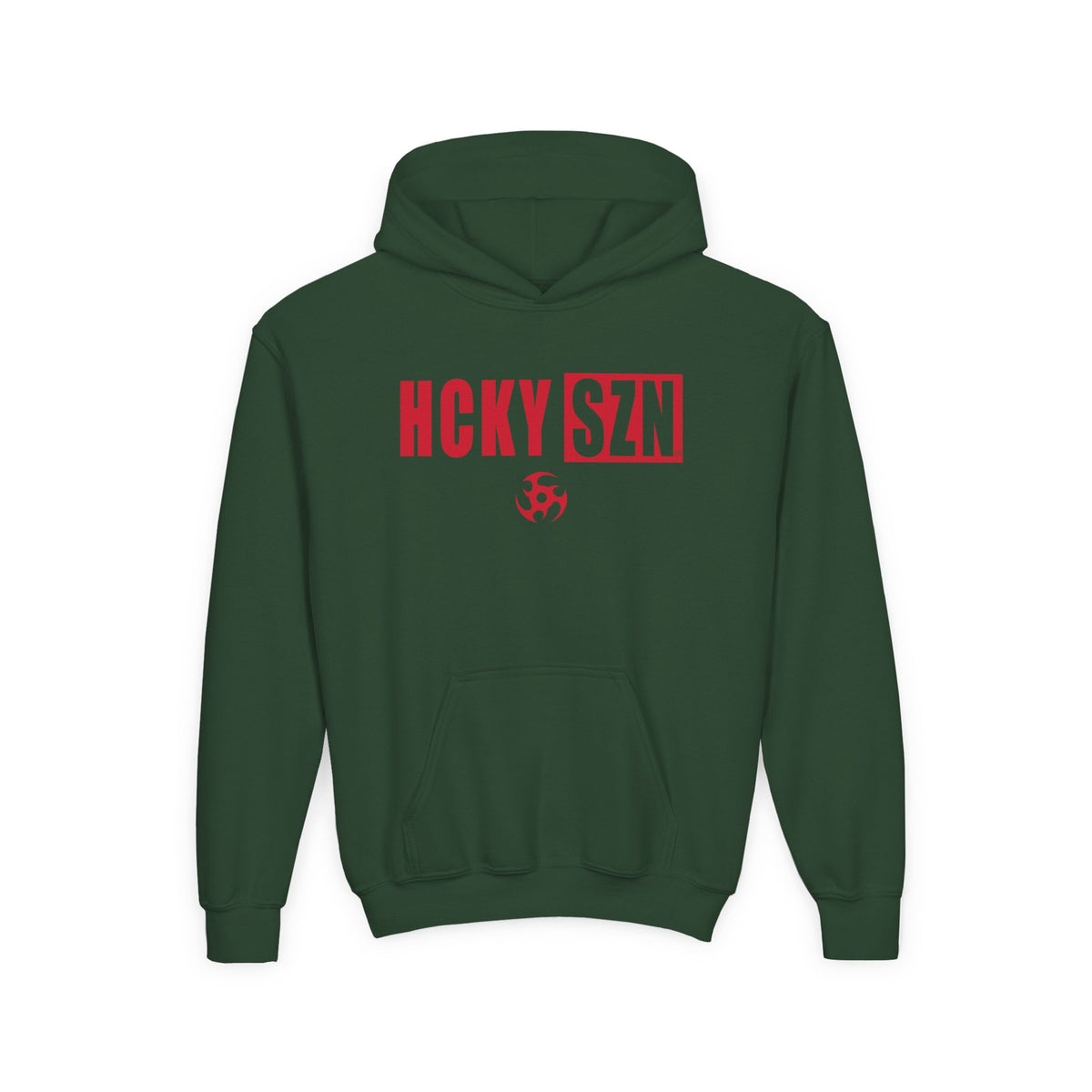 Youth HCKY SZN (Red Logo) Hooded Sweatshirt - Various Colors
